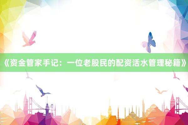 《资金管家手记：一位老股民的配资活水管理秘籍》