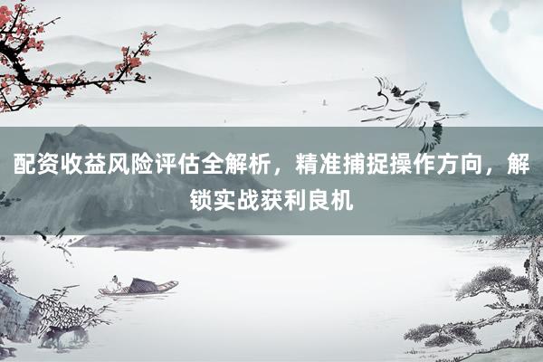 配资收益风险评估全解析，精准捕捉操作方向，解锁实战获利良机